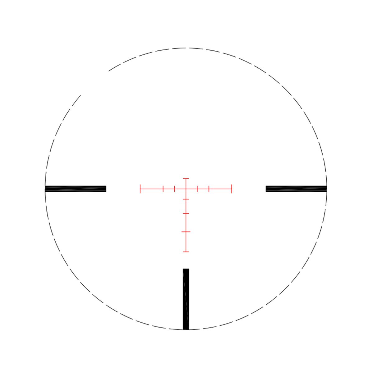 Reticle for preowned SOG Nikko Stirling Diamond Long Range 4-16x50 Illuminated Hold Fast Zero Stop 1/4MOA 30mm Rifle Scope