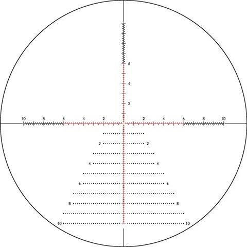 EBR-7D MRAD Reticle