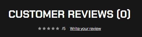 Leave a product review